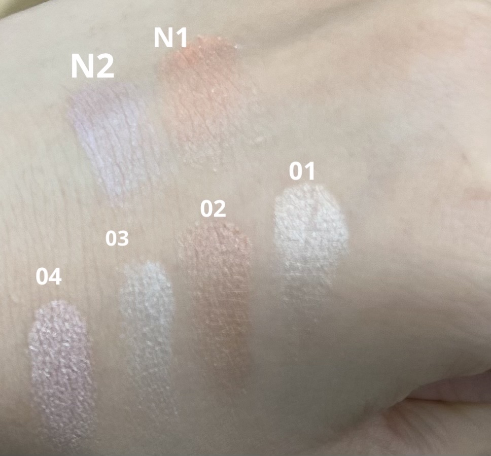 パールグロウニュアンサー/CEZANNE/パウダーハイライトを使ったクチコミ（2枚目）