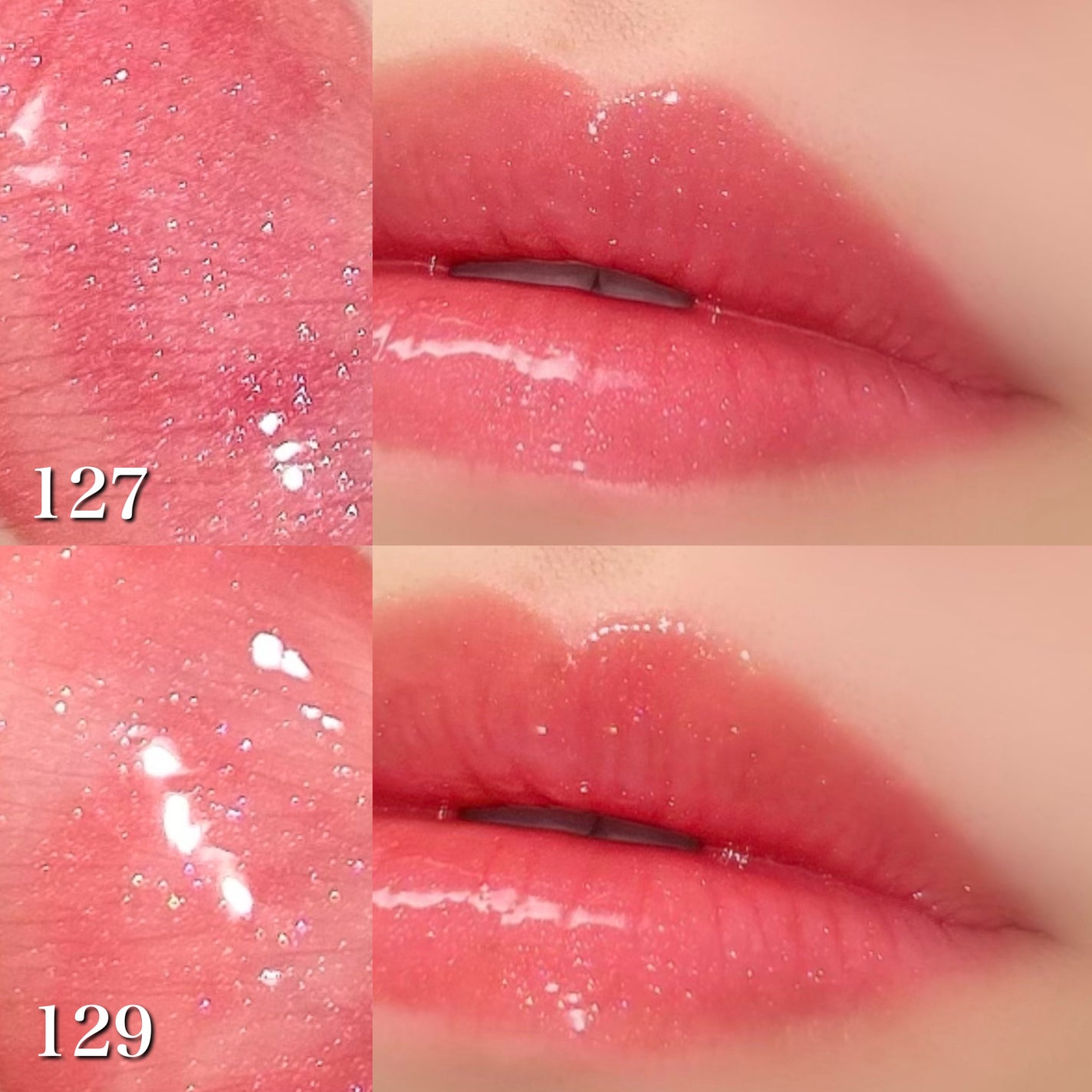 ボリュームパールキッスグロス/Dinto/リップグロスを使ったクチコミ(6枚目)