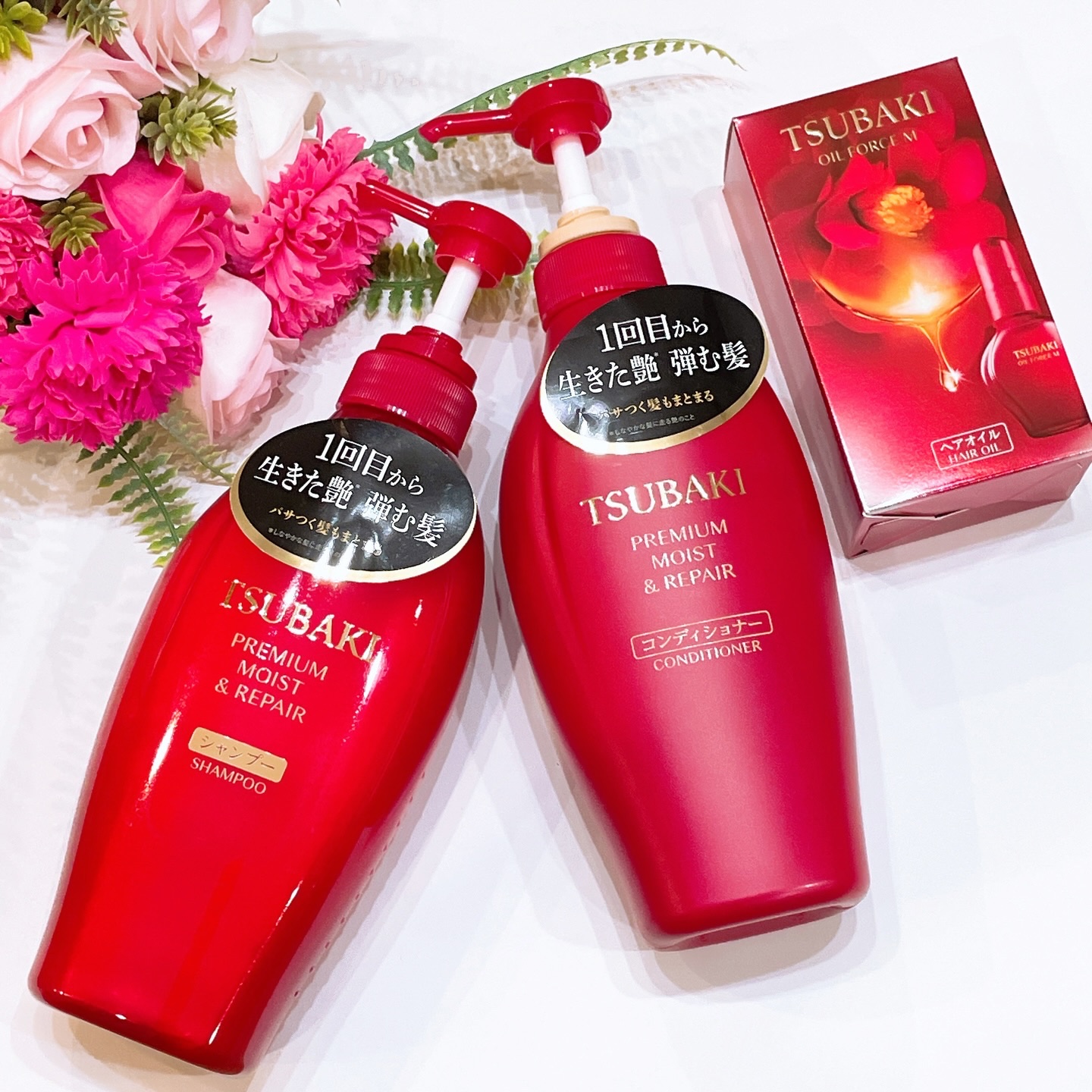 TSUBAKI プレミアム モイスト＆リペア シャンプー/コンディショナー/TSUBAKI/市販シャンプーを使ったクチコミ（3枚目）