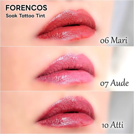 Soak Tattoo Tint/フォレンコス/リップグロスを使ったクチコミ(5枚目)