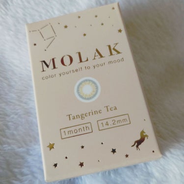 MOLAK 1month タンジェリンティー/MOLAK/１ヶ月（１MONTH）カラコンを使ったクチコミ（1枚目）
