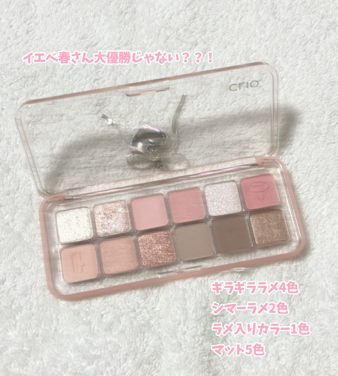 プロ アイ パレット エアー/CLIO/アイシャドウパレットを使ったクチコミ（3枚目）