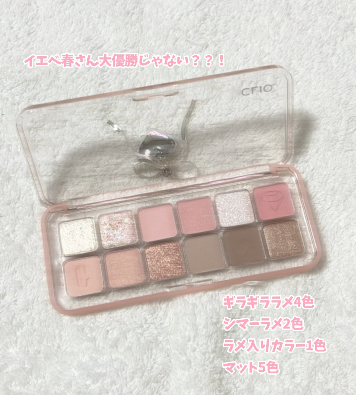 プロ アイ パレット エアー/CLIO/アイシャドウパレットを使ったクチコミ(3枚目)