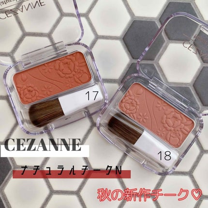 ナチュラル チークN/CEZANNE/パウダーチークを使ったクチコミ(1枚目)