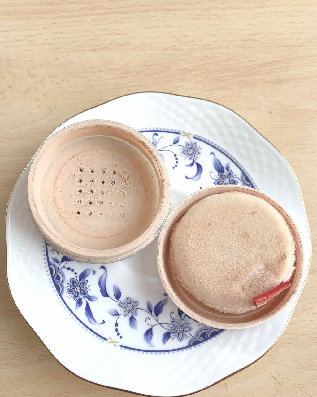 ミネラルファンデーション（ルース）/インテグレート/ルースパウダーを使ったクチコミ（3枚目）