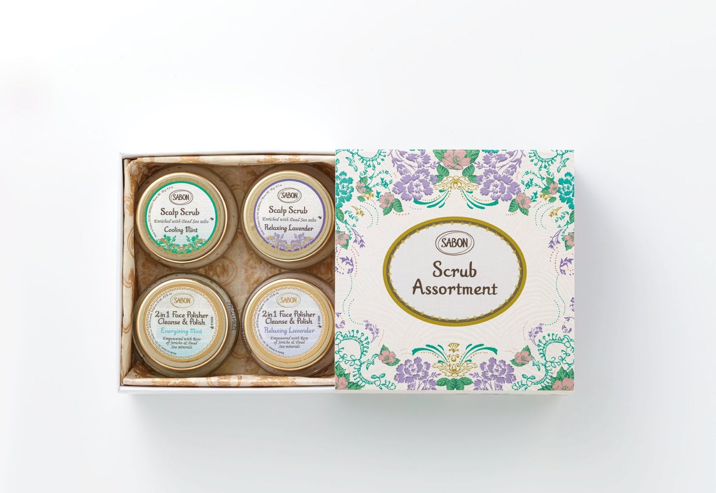 スクラブアソートメントキット Mint & Lavender SABON
