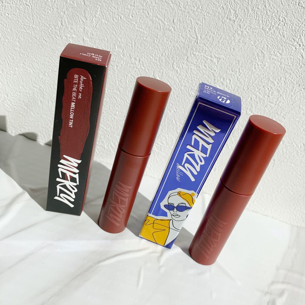 バイト ザ ビート メロウ ティント/MERZY/リップティントを使ったクチコミ(1枚目)