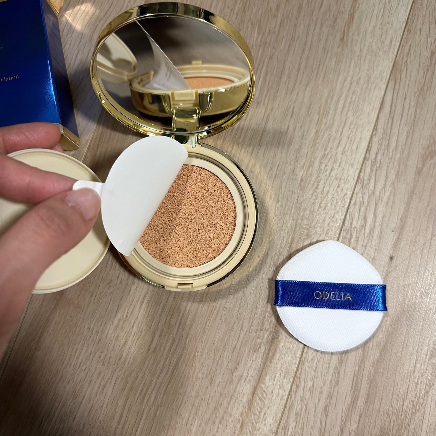 ルミナスフィット クッションファンデーション /ODELIA/クッションファンデーションを使ったクチコミ(2枚目)