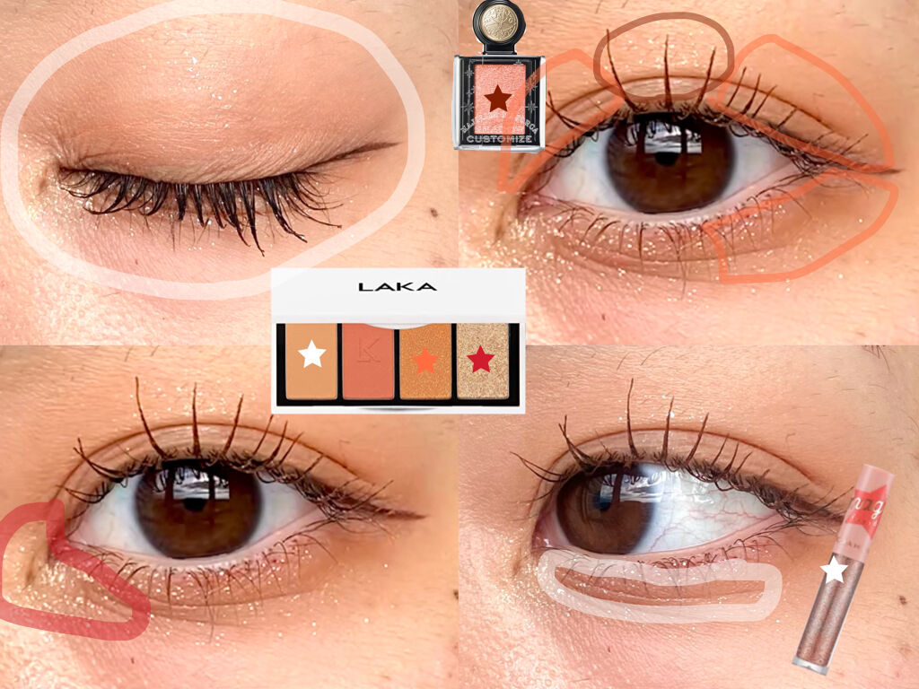 アイメタルグリッター 01/HOLIKA HOLIKA/グリッターを使ったクチコミ（3枚目）