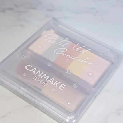 パステルヴェールコンシーラー/キャンメイク/パレットコンシーラーを使ったクチコミ(3枚目)