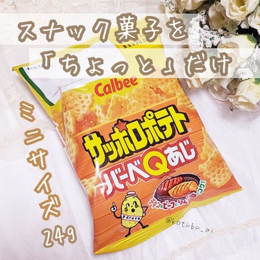 1袋24gのミニサイズ。
スナック菓子は肌荒れ予防のためほとんど食べません。
しかし時々無性に食べたくなります。

そんな時に大きいサイズだと罪悪感がありますが、ミニサイズならちょうどいい(*˙˘˙)♡