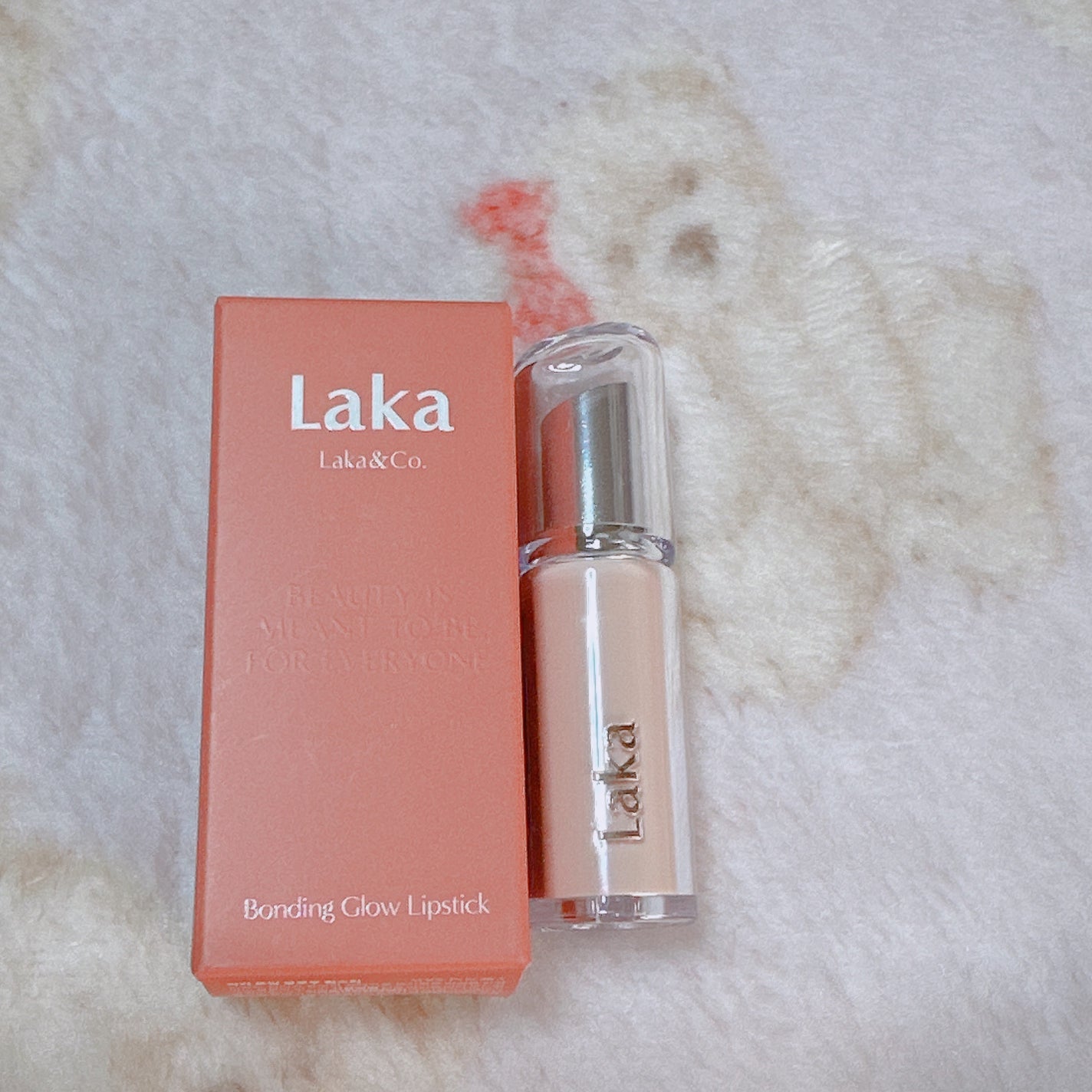 ボンディンググロウリップスティック/Laka/口紅を使ったクチコミ(1枚目)