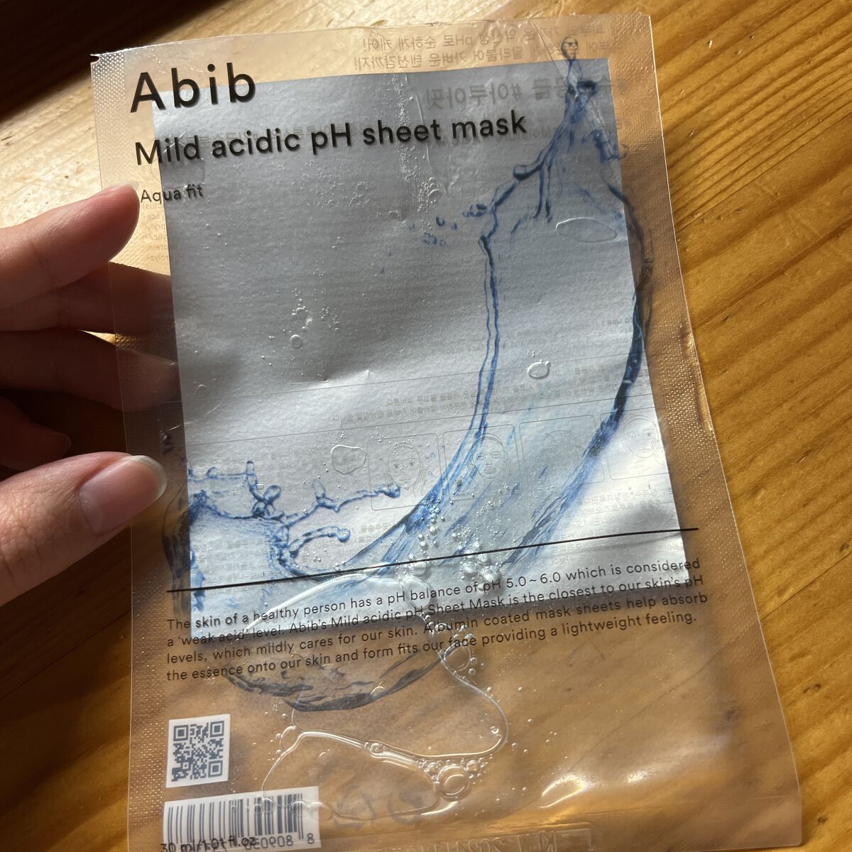 弱酸性pHシートマスク アクアフィット/Abib /シートマスク・パックを使ったクチコミ（1枚目）