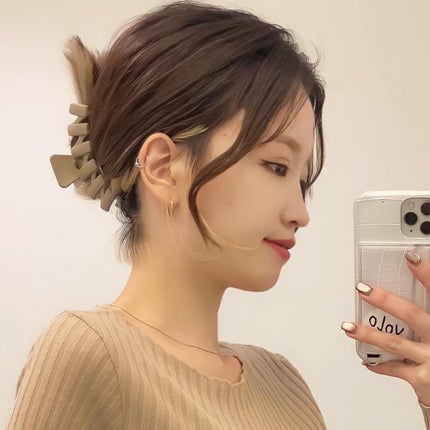 KONOMI on LIPS 「ミニボブでも出来るヘアアレンジ🪄────────────カチモ..」(5枚目)