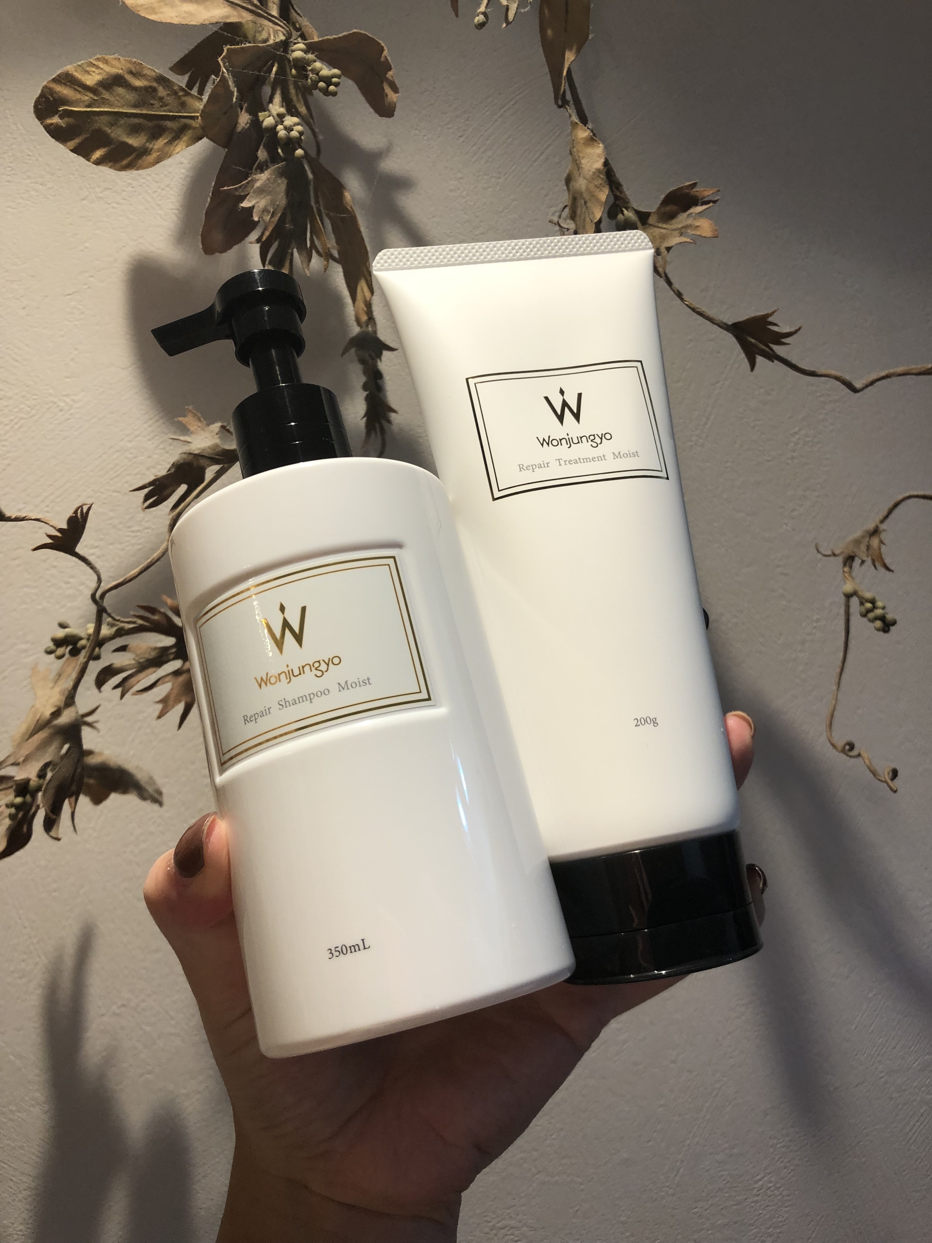 ウォンジョンヨ リペアシャンプー モイスト／リペアトリートメント モイスト/Wonjungyo/市販シャンプーを使ったクチコミ（1枚目）