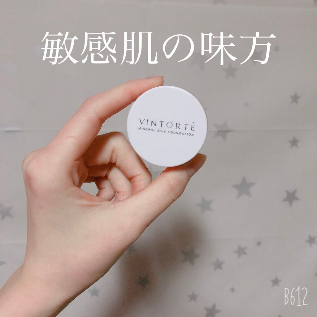 ミネラルシルクファンデーション(ケース・パフ付)/ヴァントルテ/パウダーファンデーションを使ったクチコミ(1枚目)