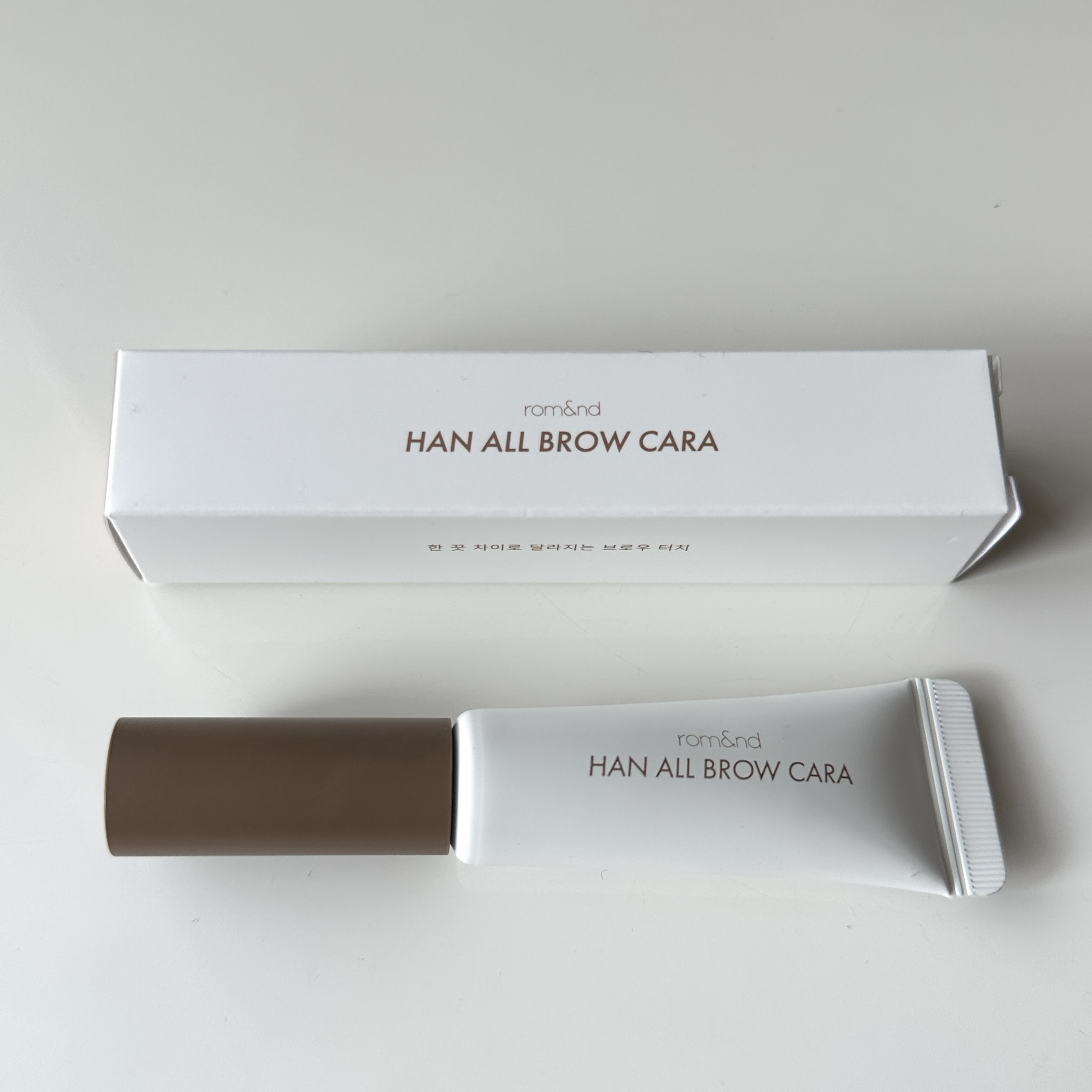 ハンオールブロウカラ/rom&nd/眉マスカラを使ったクチコミ（3枚目）