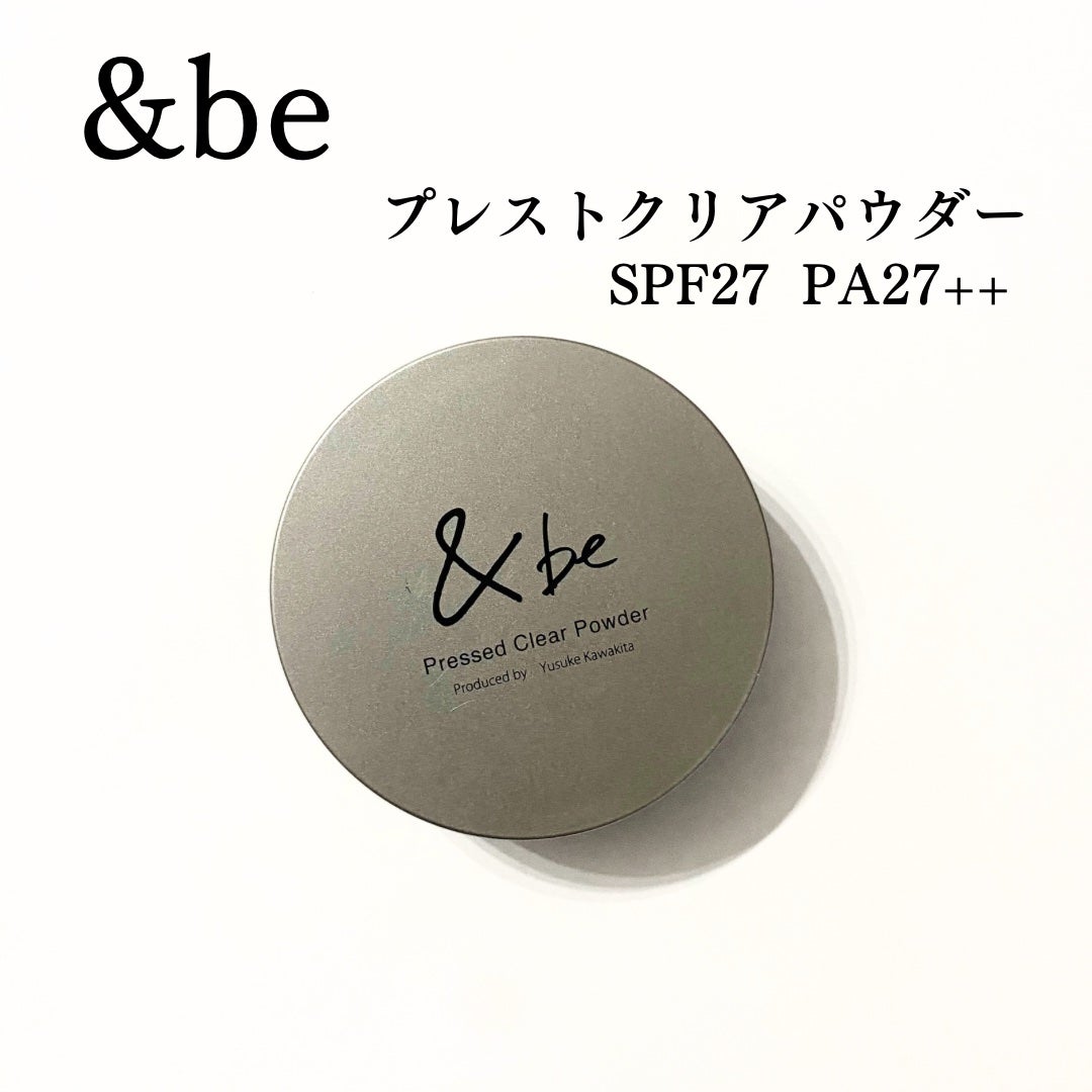 プレストクリアパウダー/&be/プレストパウダーを使ったクチコミ(1枚目)