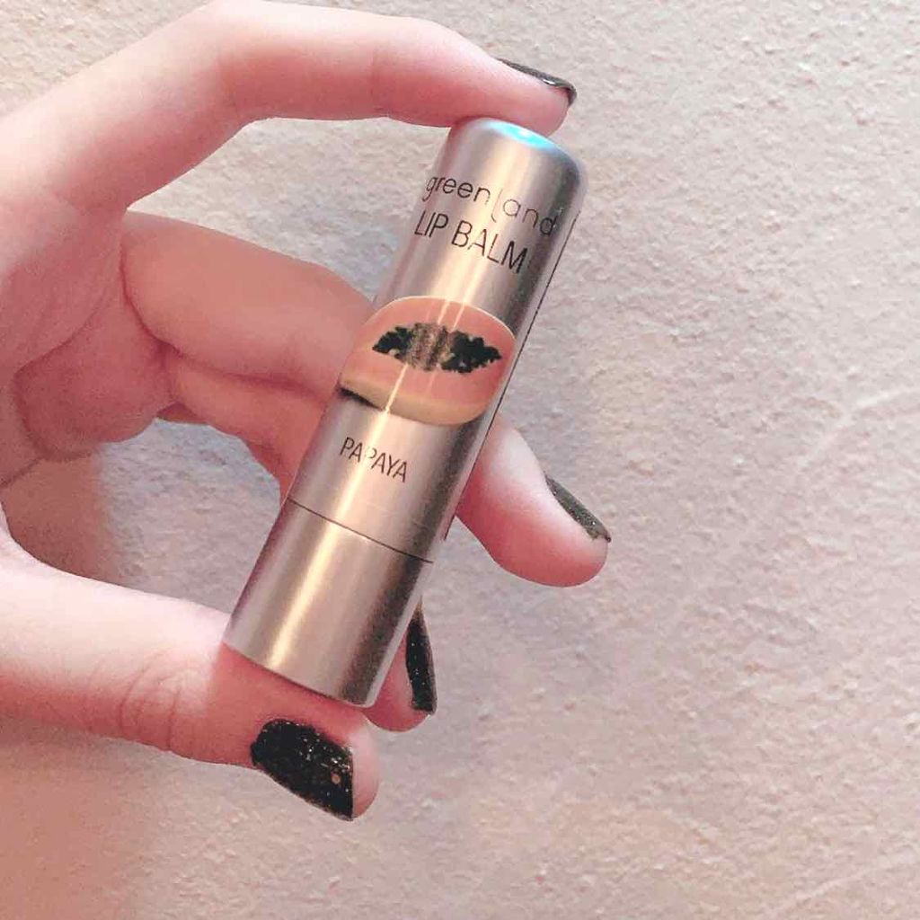 リップバーム パパイヤ/グリーンランド/リップケアを使ったクチコミ（1枚目）