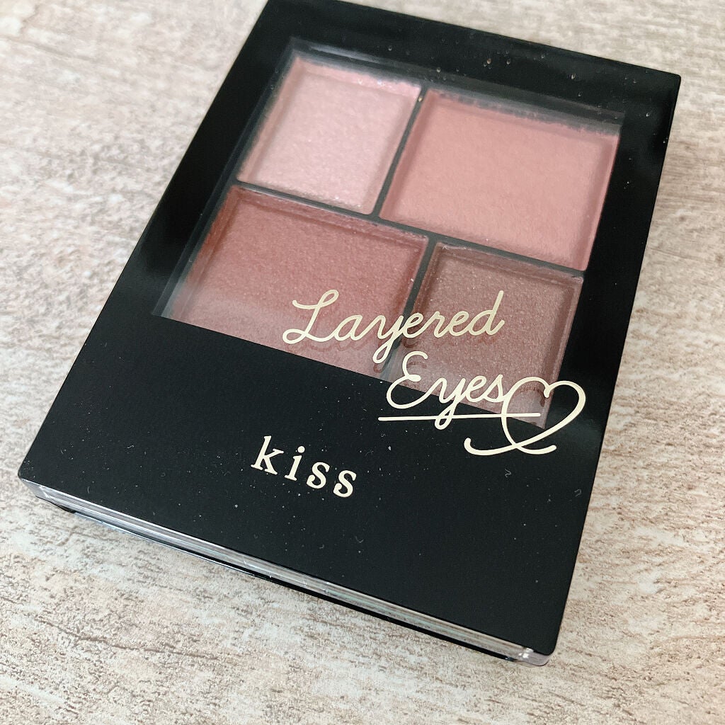 レイヤードアイズ/KiSS/アイシャドウパレットを使ったクチコミ(1枚目)