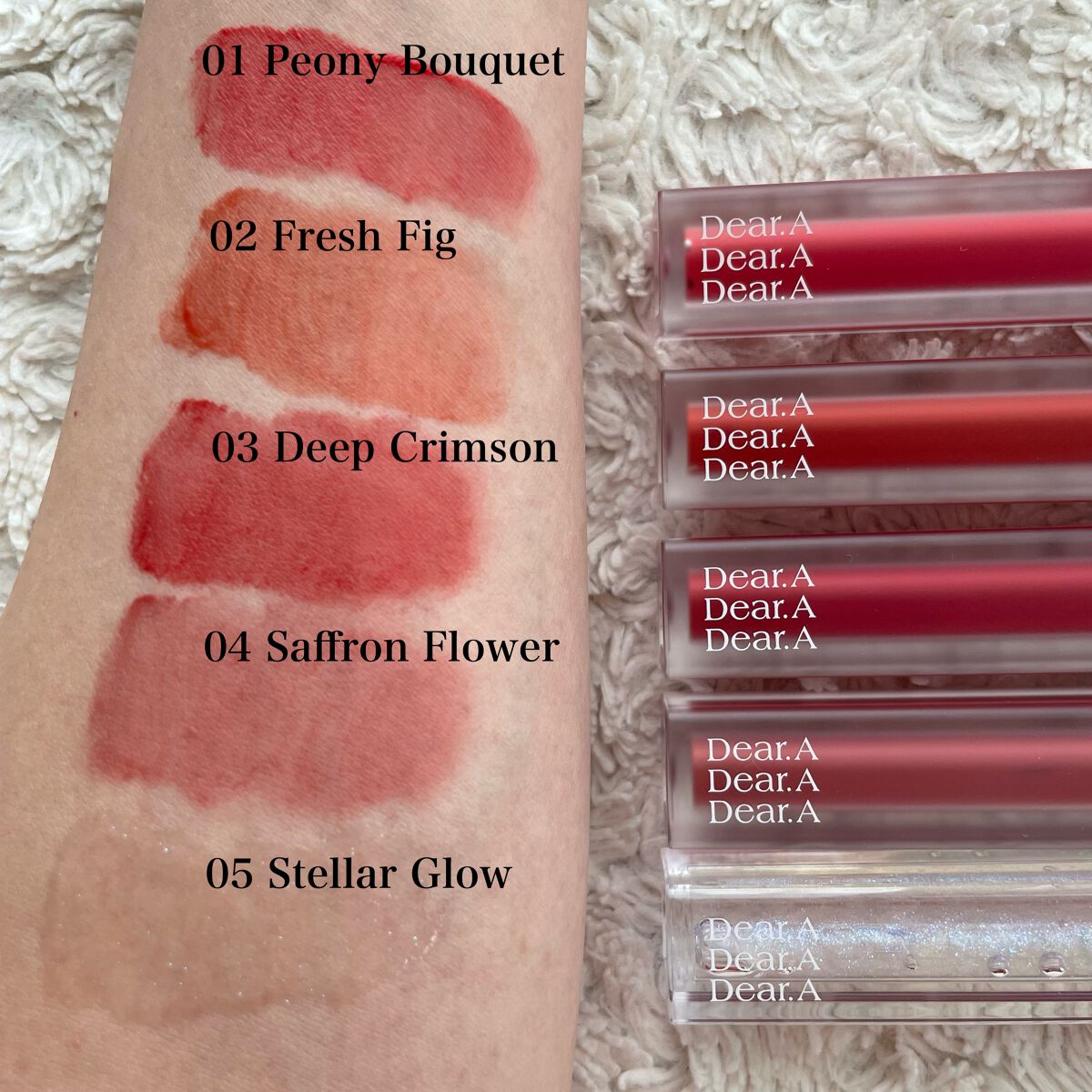 シアーベルベットティント/Dear.A/リップティントを使ったクチコミ（2枚目）