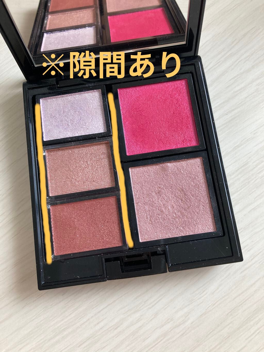 ADDICTION アイシャドウ 14種類+4色ケース2個+アイシャドウベース コンパクト ケース I|ADDICTION他、2商品を使った口コミ