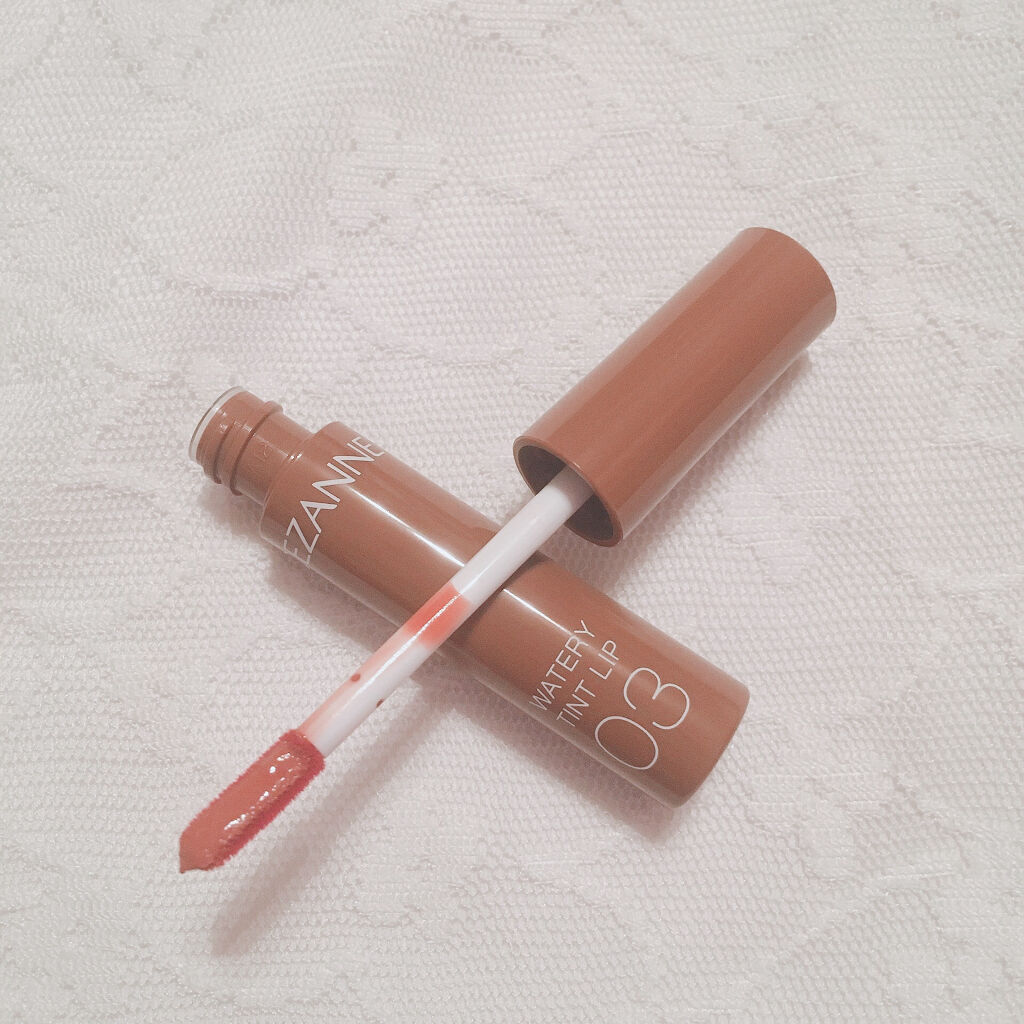 ウォータリーティントリップ/CEZANNE/リップティントを使ったクチコミ（3枚目）