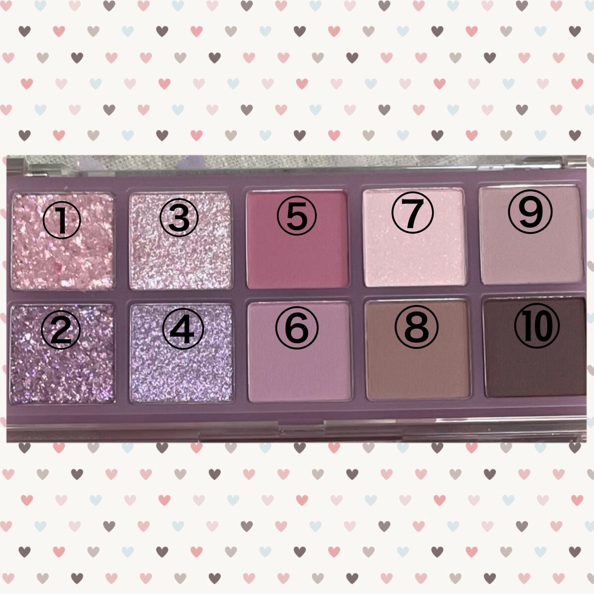 ニュームードアイパレット/ネイチャーリパブリック/アイシャドウパレットを使ったクチコミ(2枚目)