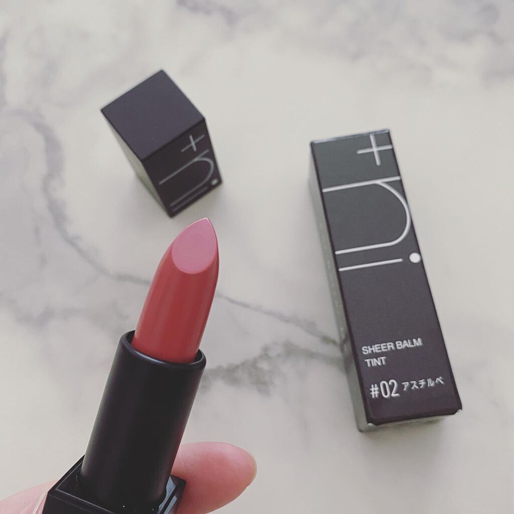 シアーバームティント/＋ni/リップティントを使ったクチコミ（2枚目）