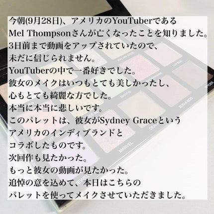 Tiny Marvels Palette/Sydney Grace/アイシャドウパレットを使ったクチコミ(2枚目)