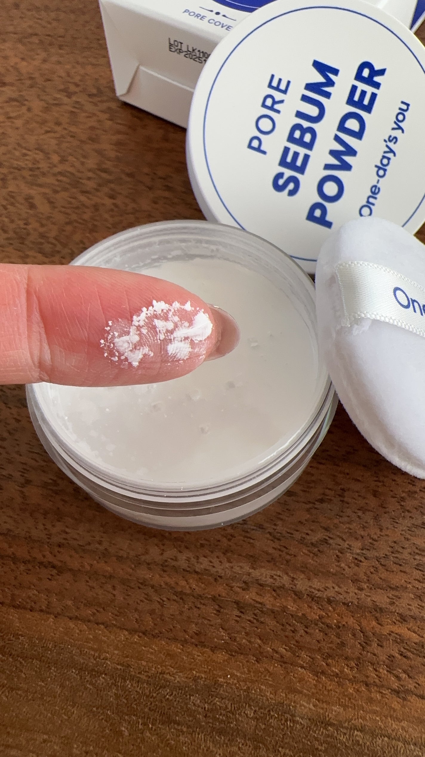 ポアセバムパウダー/One-day's you/ルースパウダーを使ったクチコミ(5枚目)