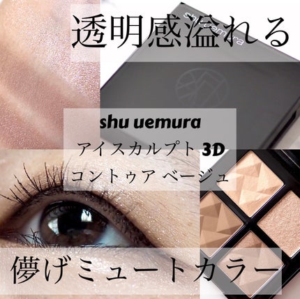アイスカルプト/shu uemura/アイシャドウパレットを使ったクチコミ(1枚目)