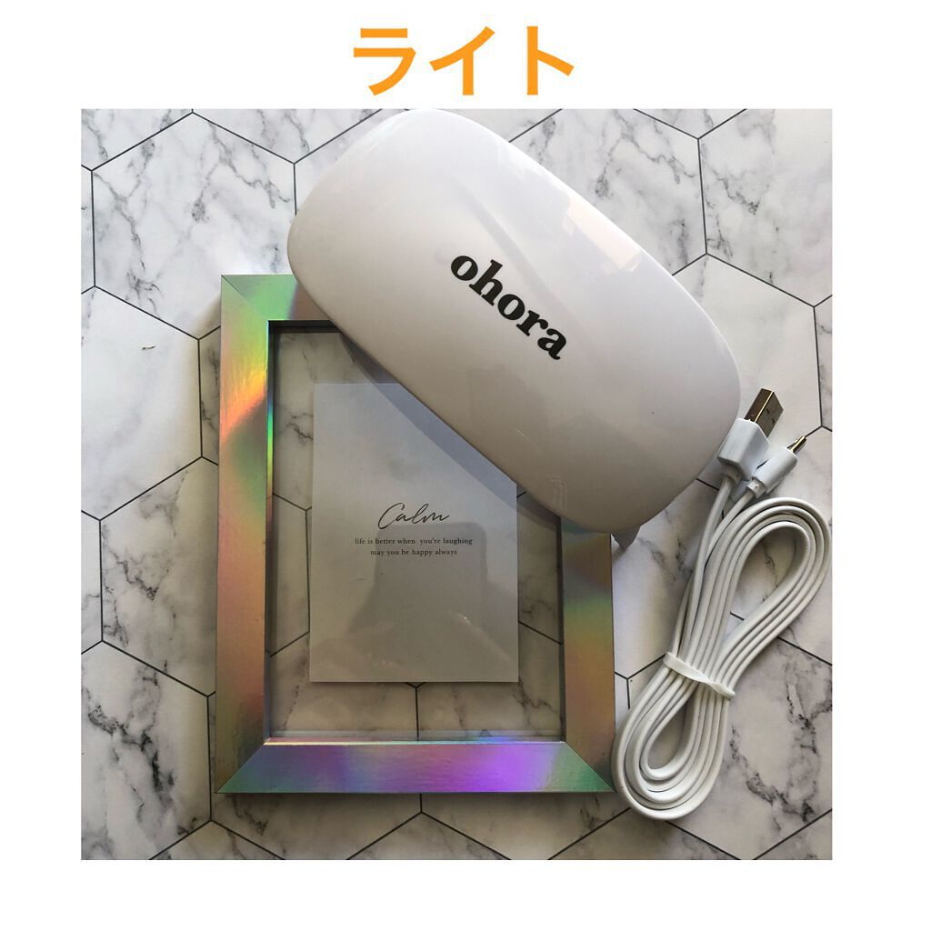 セミキュアジェルネイル（ハンド）/ohora/ネイルシールを使ったクチコミ（3枚目）