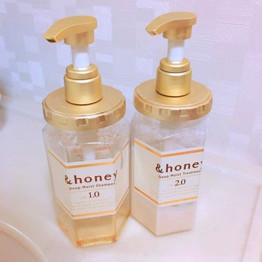 ディープモイスト シャンプー1.0／ヘアトリートメント2.0/&honey/シャンプー・コンディショナーを使ったクチコミ（1枚目）