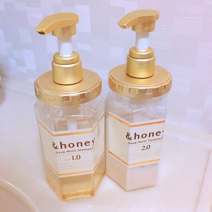 ディープモイスト シャンプー1.0/ヘアトリートメント2.0/&honey/市販シャンプーを使ったクチコミ(1枚目)