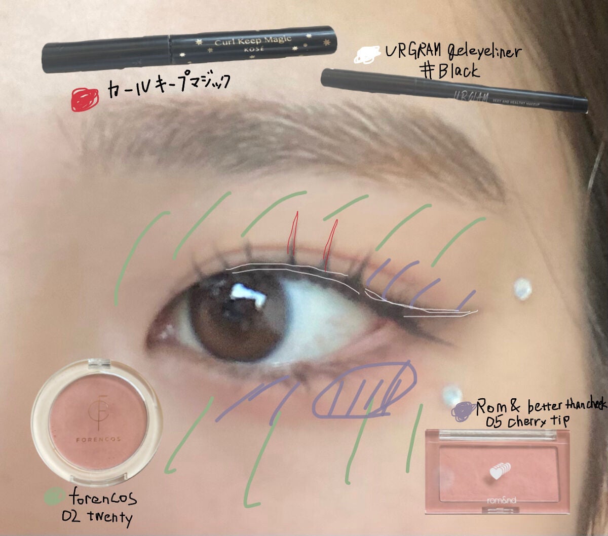 カラーチェンジアイブロウ/キャンメイク/眉マスカラを使ったクチコミ(3枚目)