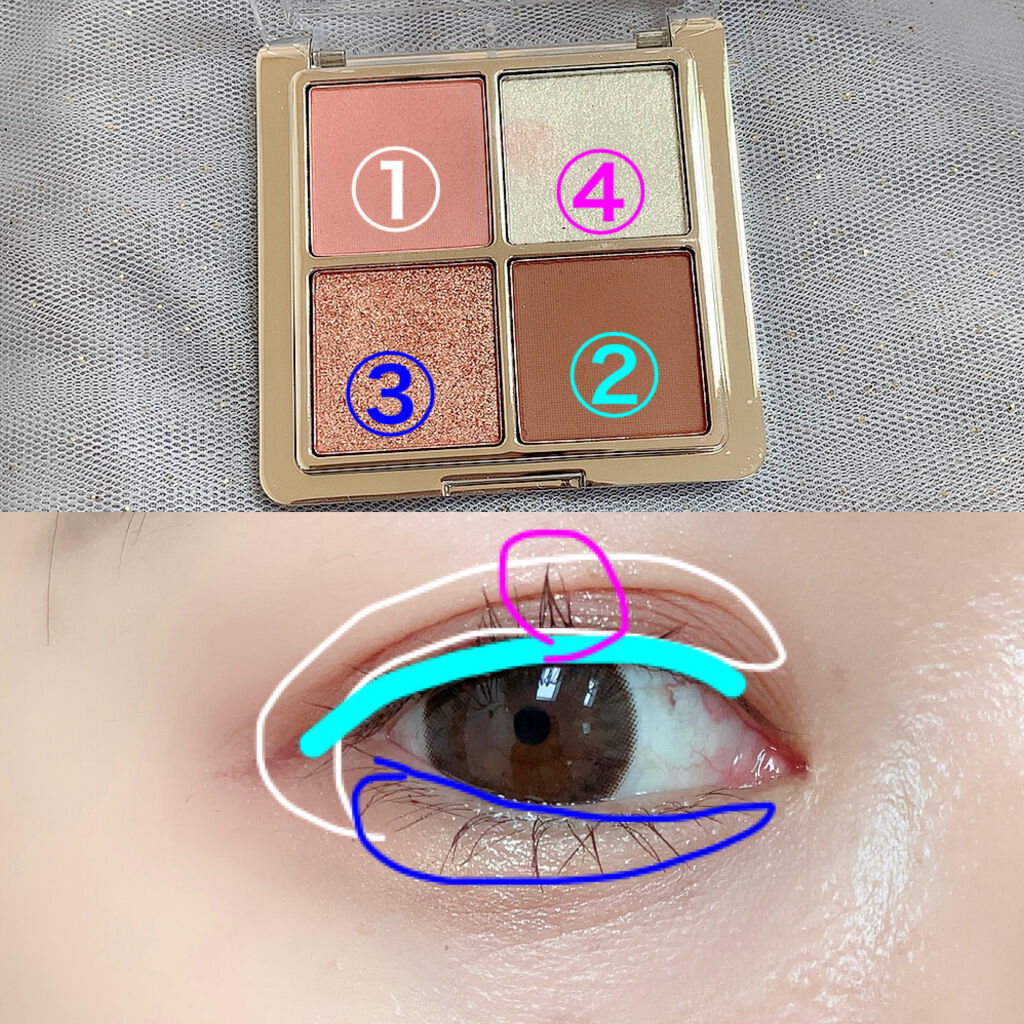 アイランドアドベンチャー4アイシャドウ/HEXZE（ヘックスゼ）/アイシャドウパレットを使ったクチコミ（2枚目）