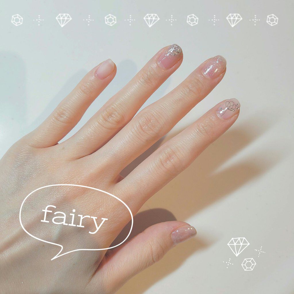 しずくネイルシール/キャンドゥ/ネイルシールを使ったクチコミ（1枚目）