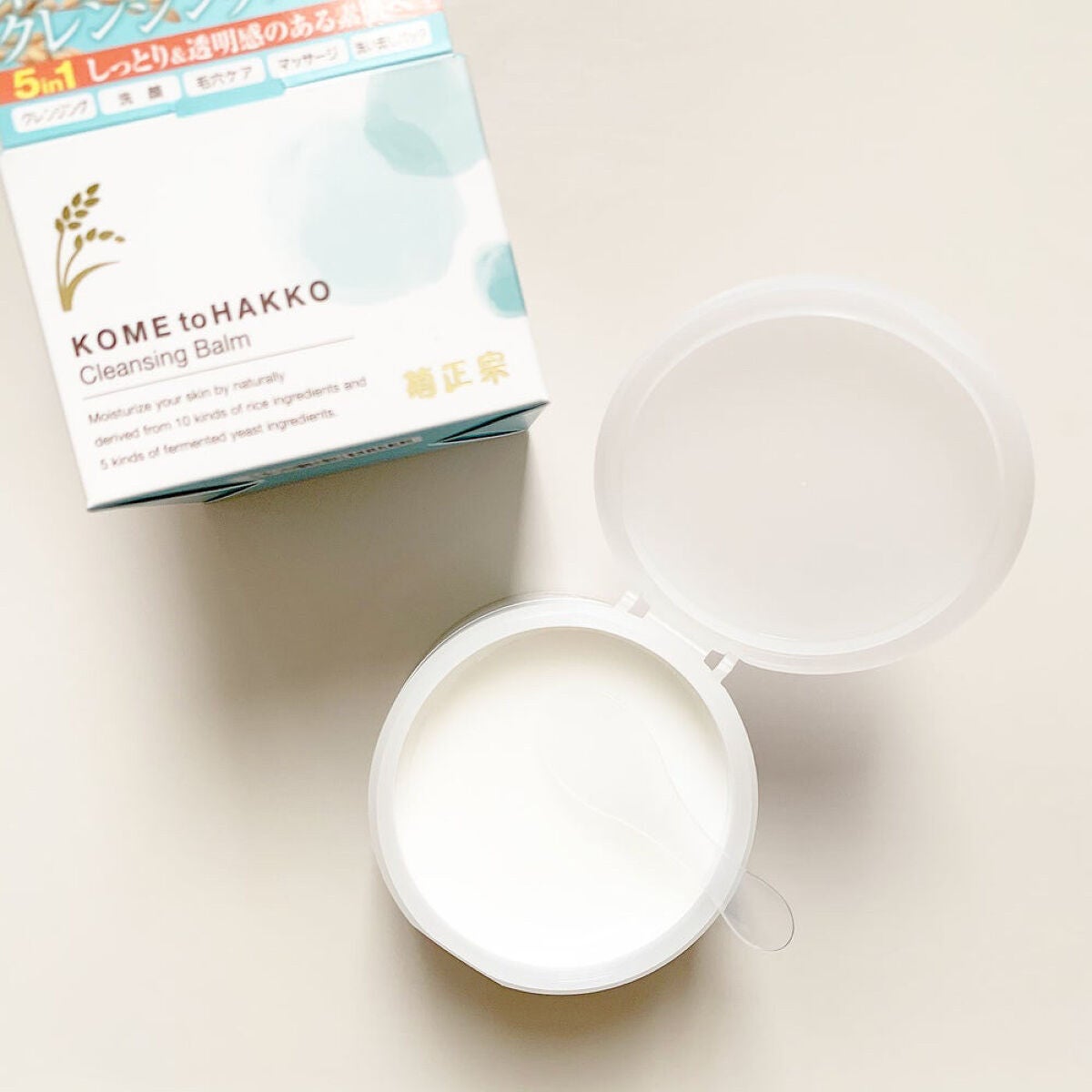 米と発酵 クレンジングバーム/菊正宗/クレンジングバームを使ったクチコミ(1枚目)