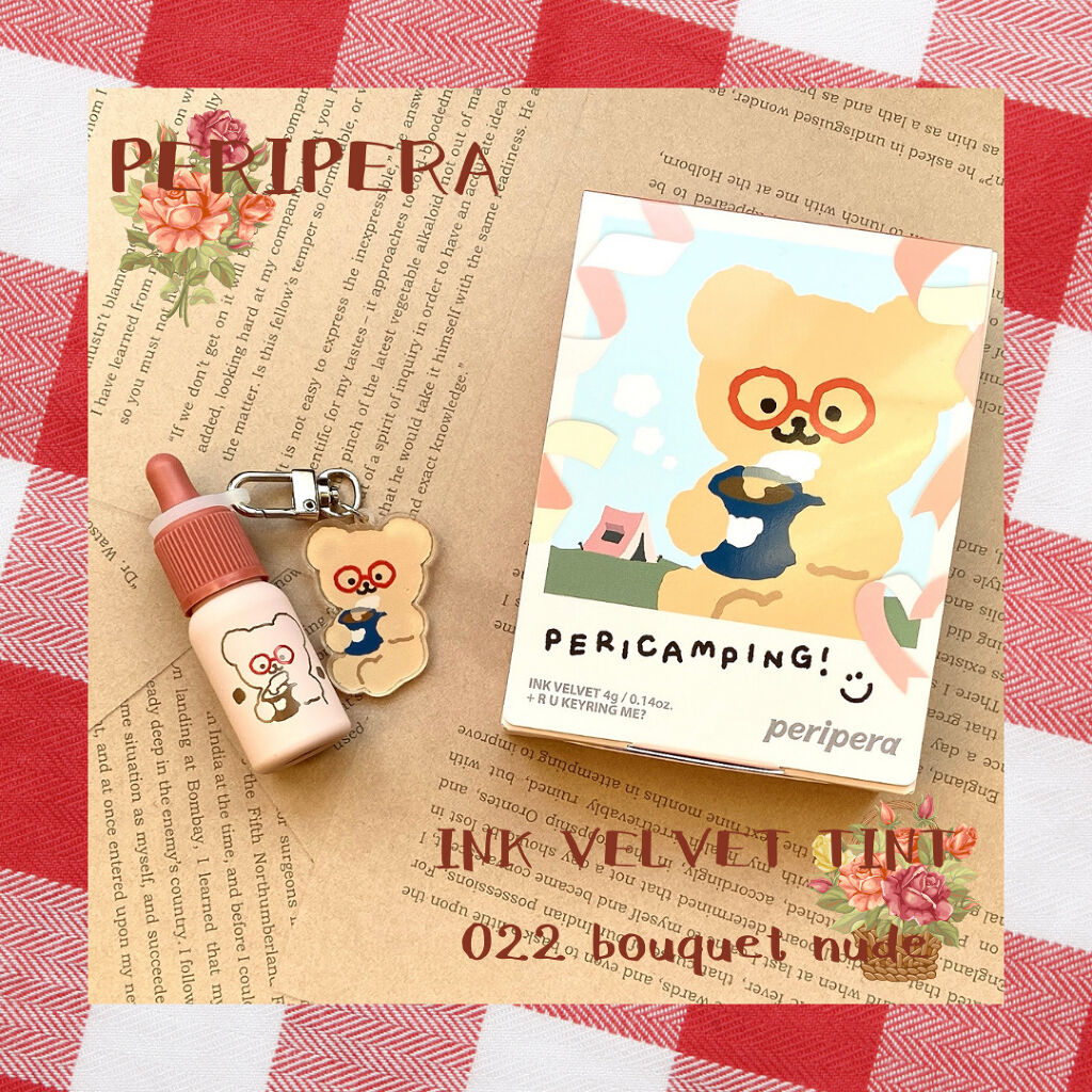 インク ベルベット 22 ブーケ ヌード(BOUQUET NUDE)(TETEUM)/PERIPERA/口紅を使ったクチコミ（1枚目）