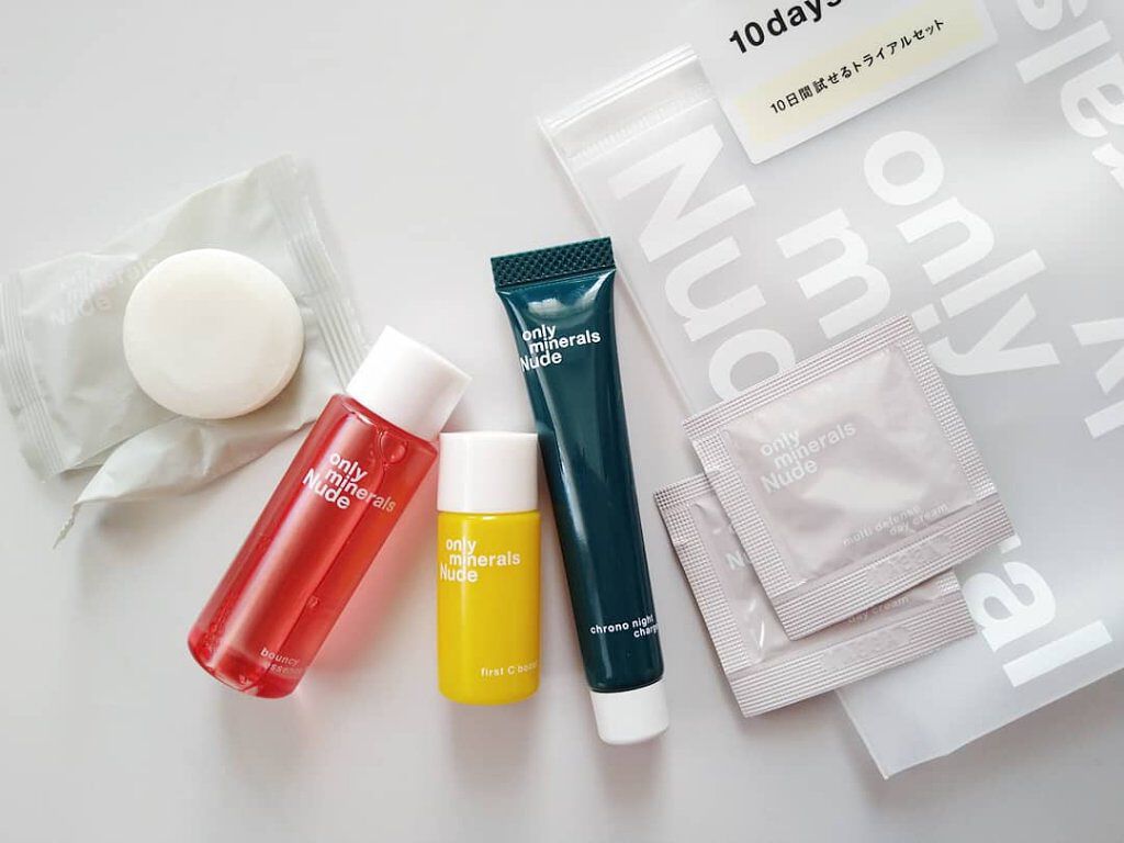 Nude クロノナイトチャージジェル/ONLY MINERALS/フェイスクリームを使ったクチコミ（2枚目）