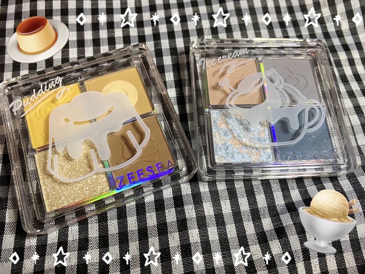 ZEESEAデザートコレクション４カラーアイシャドウパレット/ZEESEA/アイシャドウパレットを使ったクチコミ（1枚目）