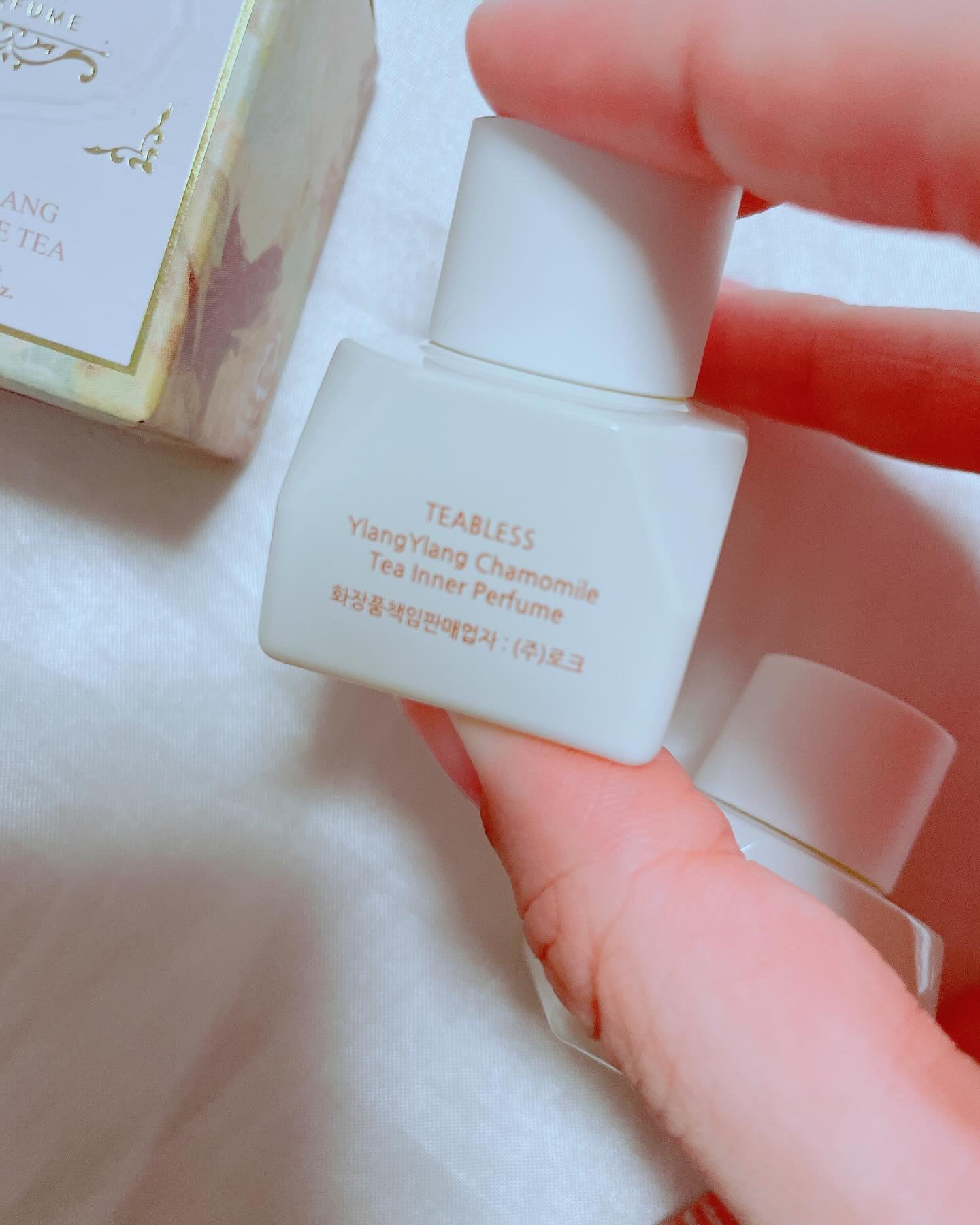 イランイランカモミールティーインナーパフューム/TEABLESS/香水(レディース)を使ったクチコミ（2枚目）