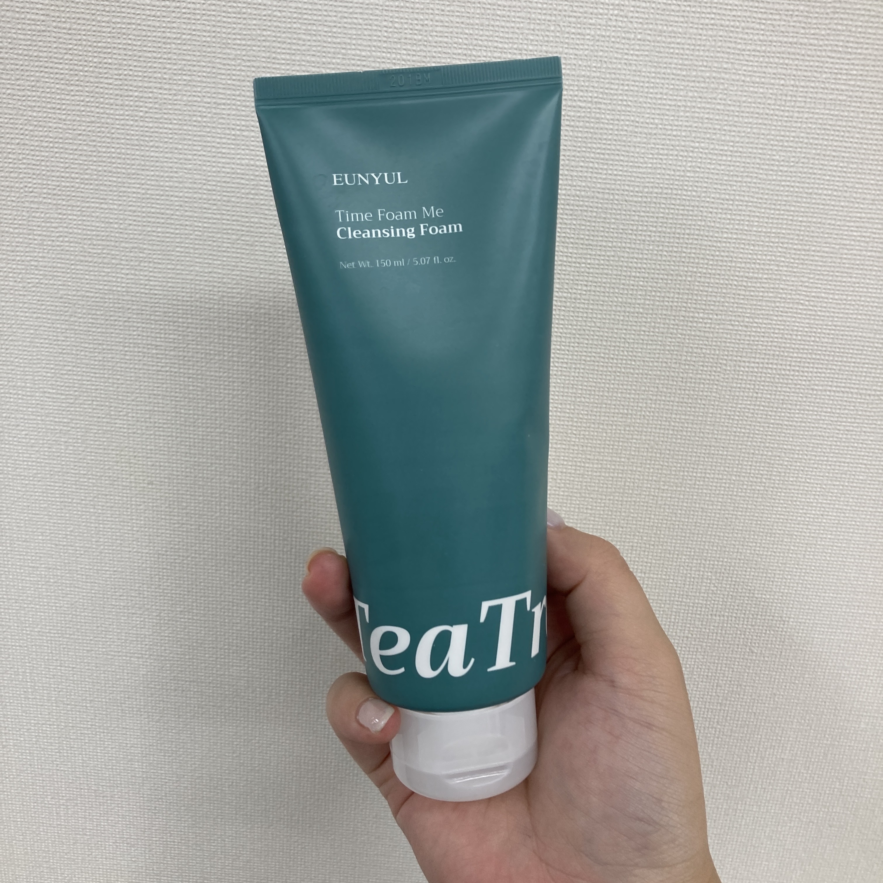 タイムフォームミークレンジングフォームミ(ティーツリー)/EUNYUL/洗顔フォームを使ったクチコミ（1枚目）