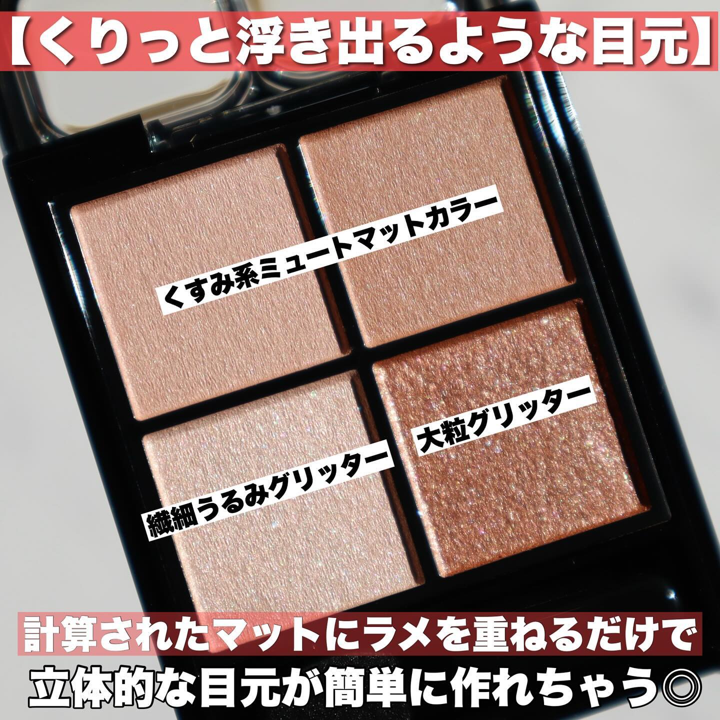 ケイト ポッピングシルエットシャドウ/KATE/アイシャドウパレットを使ったクチコミ（2枚目）