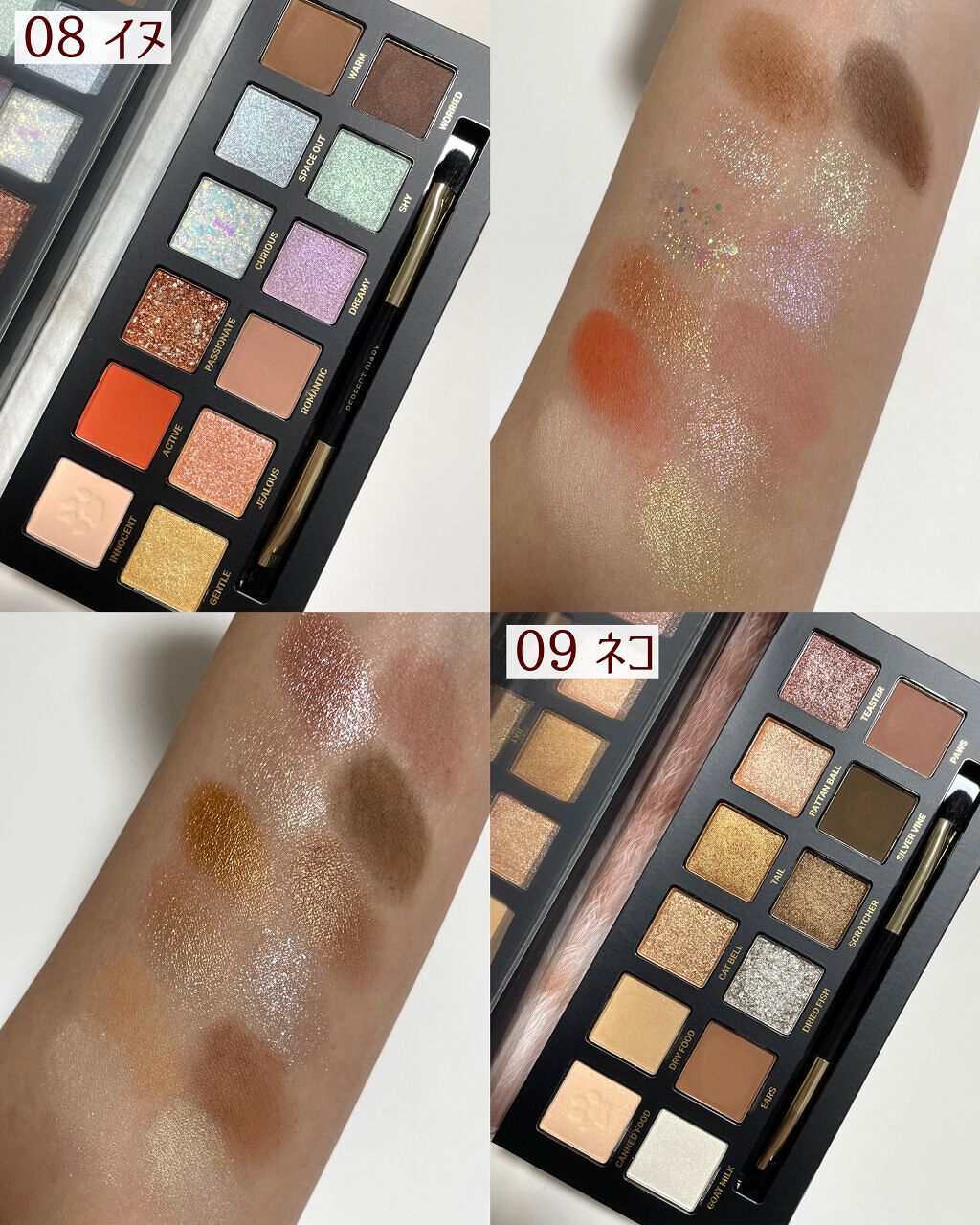エクスプローラ12色 動物アイシャドウパレット/PERFECT DIARY/アイシャドウパレットを使ったクチコミ(6枚目)