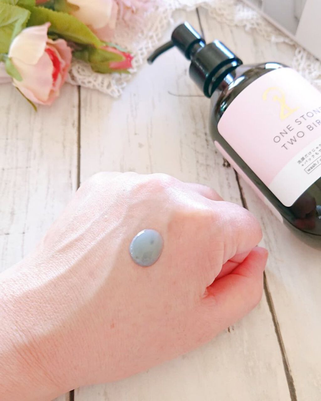 洗顔だけじゃない＋パックもできる洗顔料/ONE STONE TWO BIRDS/その他洗顔料を使ったクチコミ（2枚目）