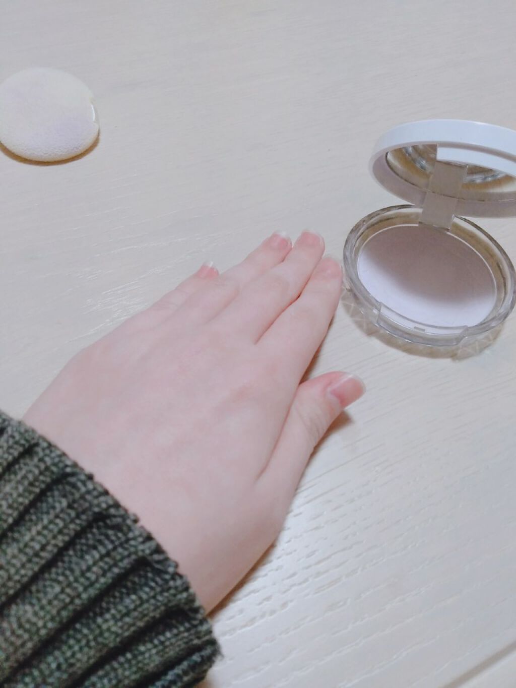 UVクリアフェイスパウダー/CEZANNE/プレストパウダーを使ったクチコミ（2枚目）