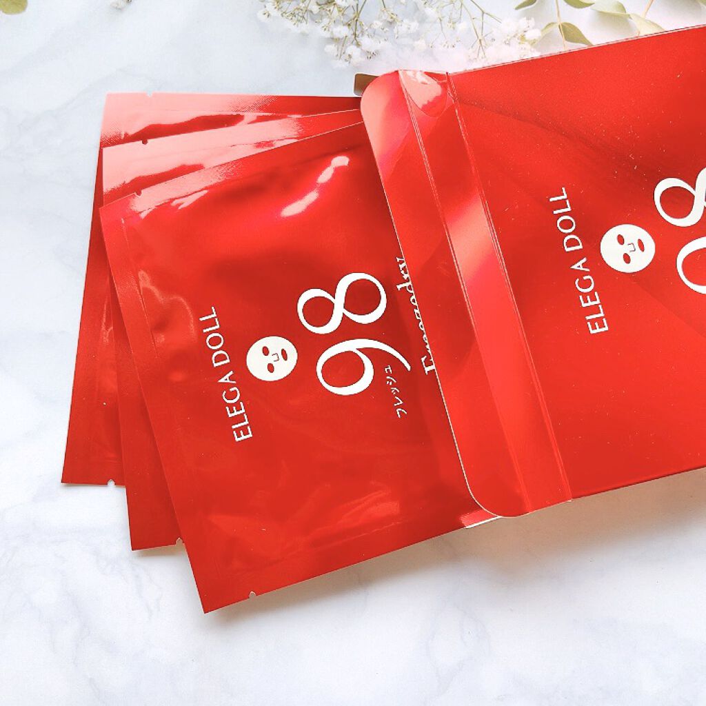 フレッシュ98ゲルマスク/ELEGADOLL/シートマスク・パックを使ったクチコミ（3枚目）