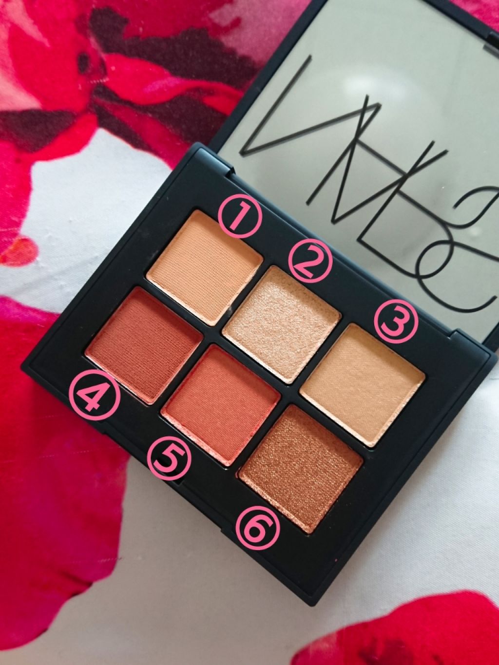 ヴォワヤジュールアイシャドウパレット/NARS/アイシャドウパレットを使ったクチコミ(2枚目)